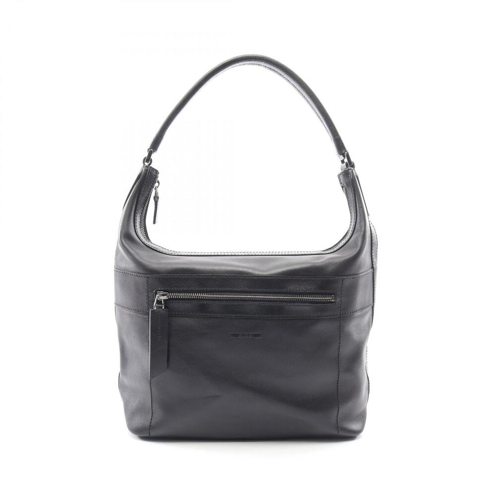 Gucci hobo shoulder bag crafted black leather
